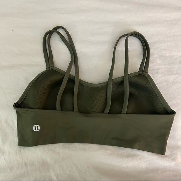 Lululemon Like a Cloud Green Sports Bra Size 6 - Picture 5 of 9